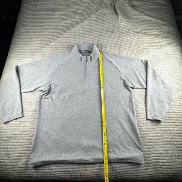 Travis Matthew Upgraded 1/4 Pullover Men XXL Gray Golf Performance Stretch - Picture 2 of 9